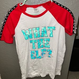 VS Pink ‘What The Elf’ Shirt